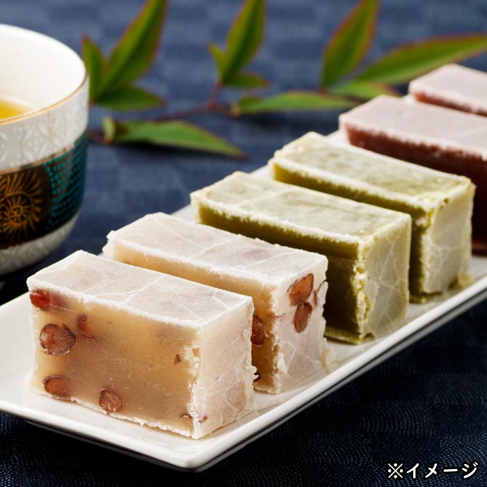 昔造り羊羹3本セット（あずき・抹茶・白小倉） 3本セット（あずき・抹茶・白小倉）