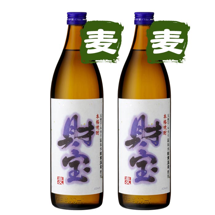 白財宝5合瓶2本セット【麦2本】 麦2本