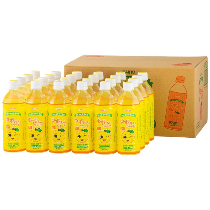 ゆずだもんウォーター　ペットボトル　500ml×24本 ペットボトル（500ml×24本）