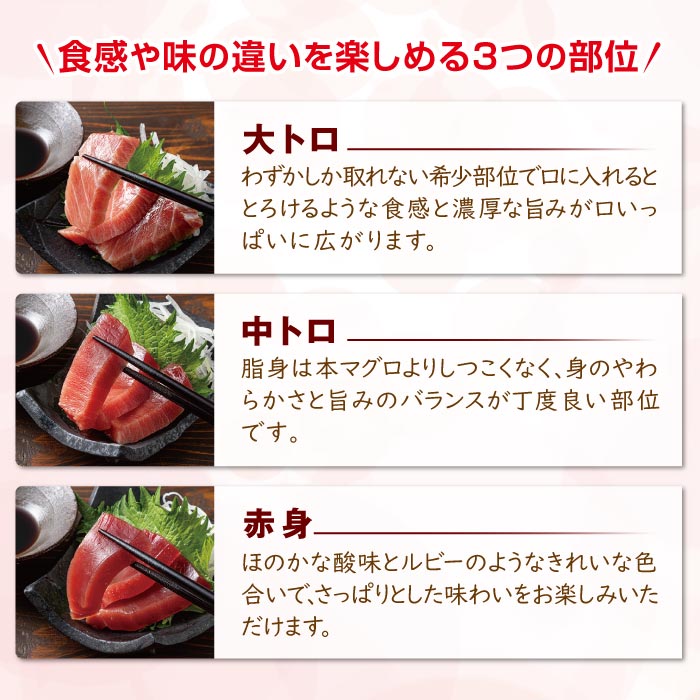 極上南マグロ味比べセット 極上南マグロ味比べセット