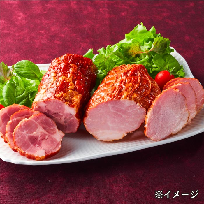 鹿児島産黒豚のボンレスハムとショルダーハムセット