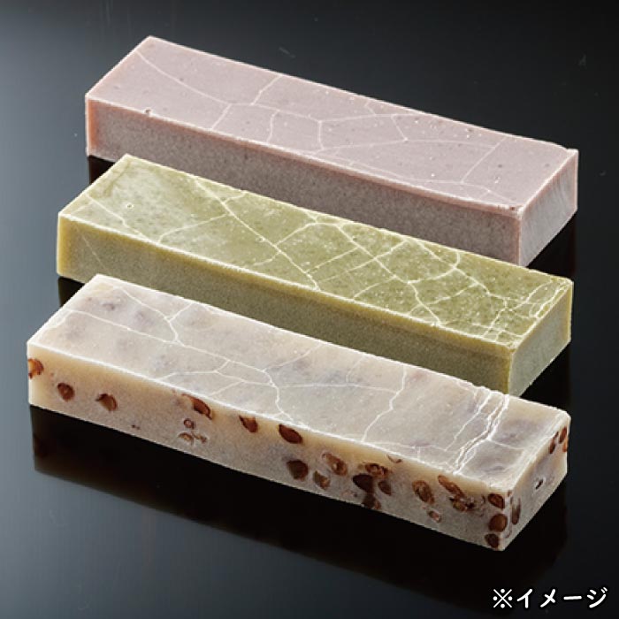 昔造り羊羹3本セット（あずき・抹茶・白小倉） 3本セット（あずき・抹茶・白小倉）