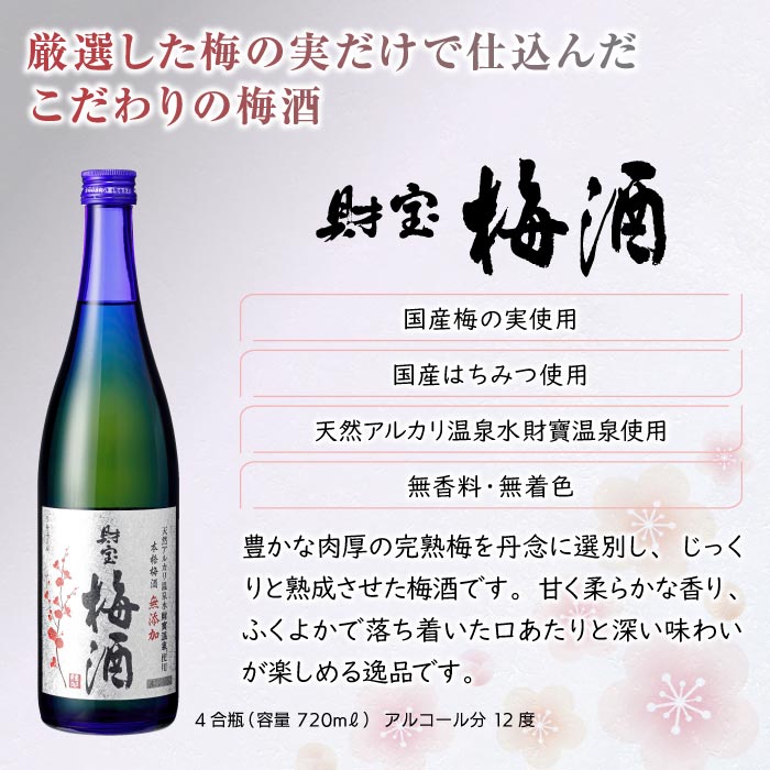 財宝梅酒2本セット