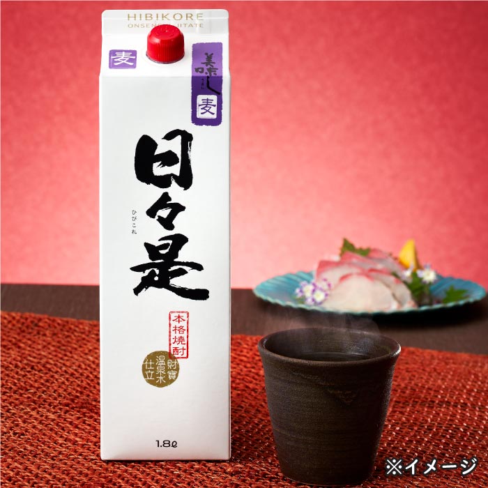 焼酎日々是一升紙パック3本セット【芋2本麦1本】 芋2本・麦1本 一升紙パック