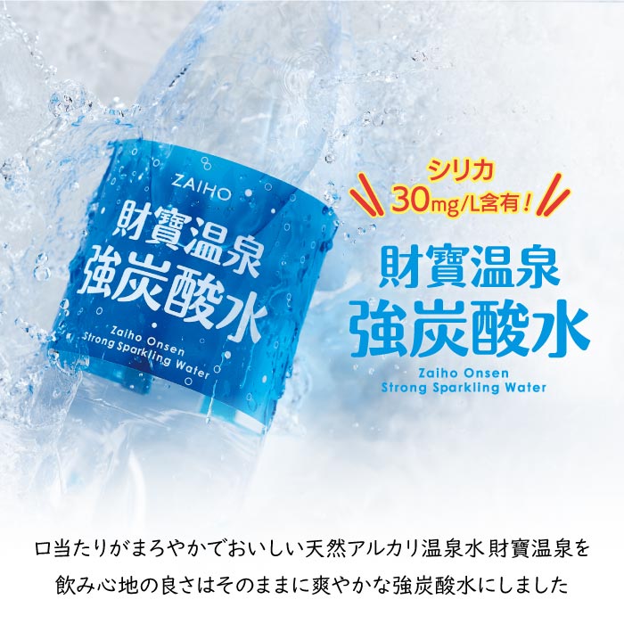 財寶温泉強炭酸水　500ml×24本