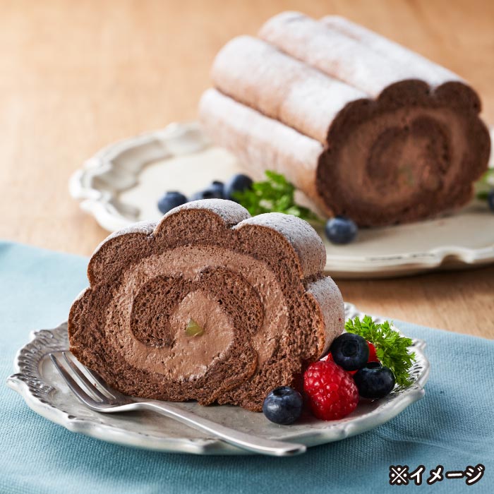 ロールケーキ2本組み合わせセット[生・チョコ] 生・チョコ各1本