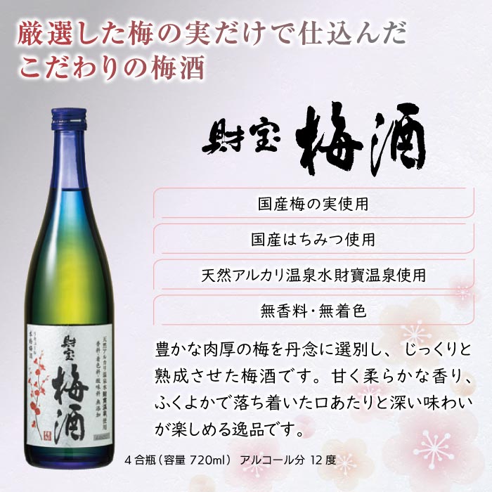 財宝梅酒2本セット 2本セット