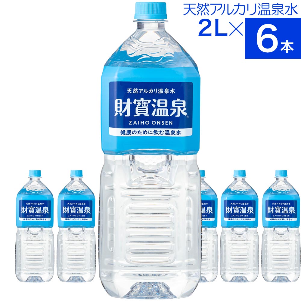 財寶温泉2Lボトル×6本入箱 2L×6本