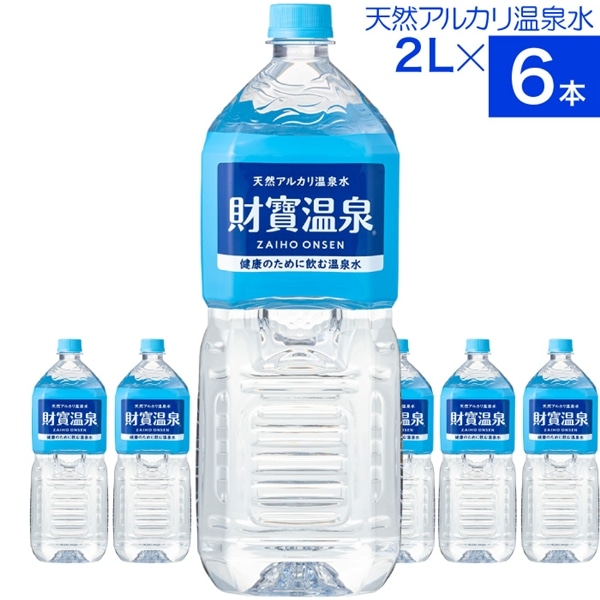 財寶温泉2Lボトル×6本入箱 2L×6本