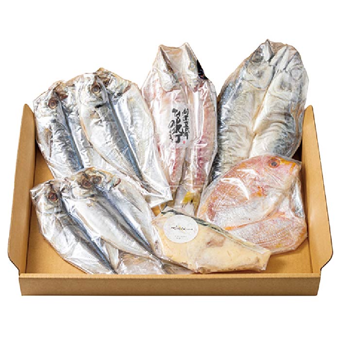 おいしさが詰まった九州産干物ギフトセットA