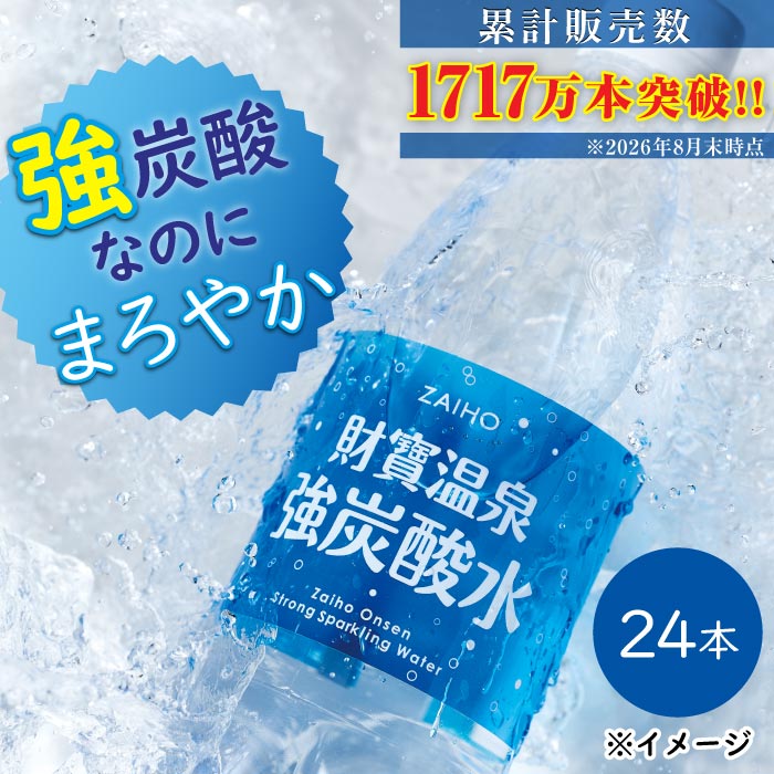 【定期】財寶温泉強炭酸水　500ml×24本