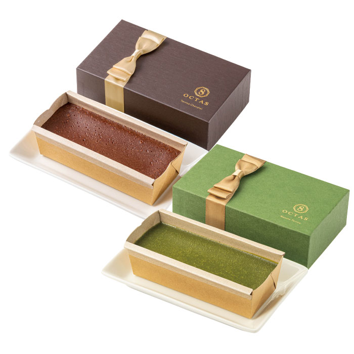 オクタス　テリーヌショコラと抹茶テリーヌ各１本