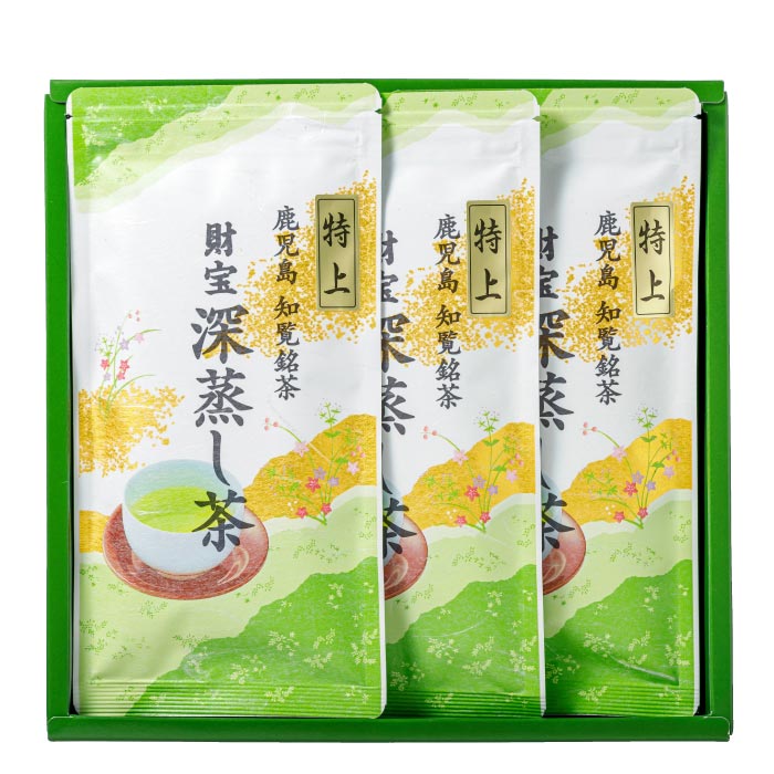 鹿児島　知覧銘茶(特上深蒸茶)3袋セット