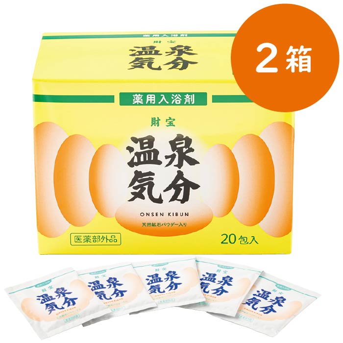 財宝　温泉気分(分包)25ｇ×20包×2箱セット