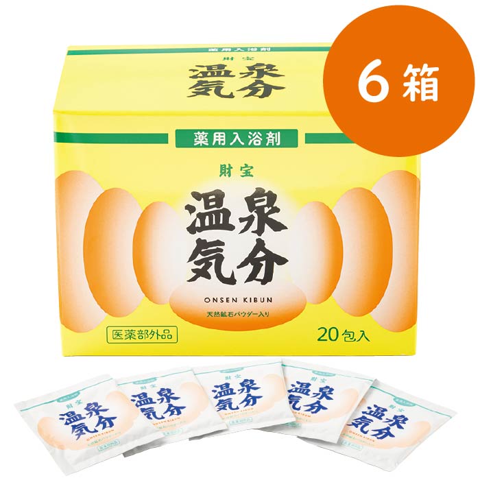 財宝　温泉気分(分包)25ｇ×20包×6箱セット