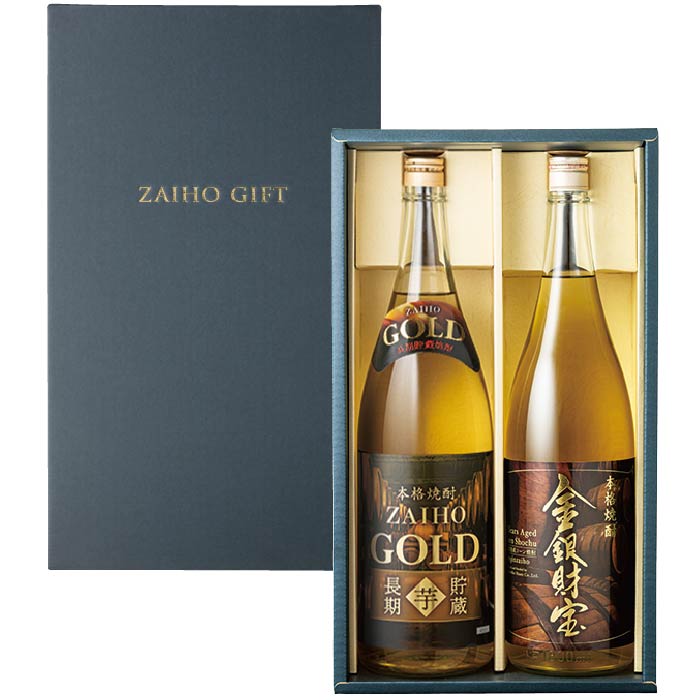 財宝GOLD芋・金銀財宝（とうもろこし）化粧箱入セット