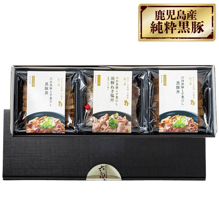 かごしま六白亭 黒豚丼セット